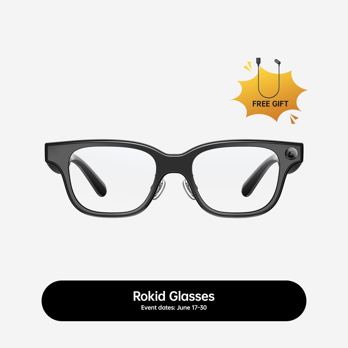 Rokid Glasses (Display Smart Glasses)