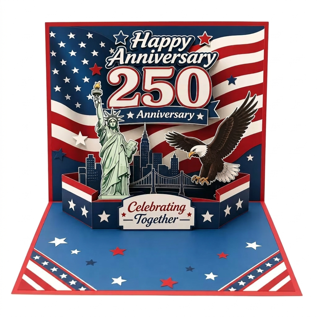 USA 250th Eagle Brooch Sets
