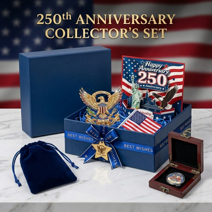 USA 250th Eagle Brooch Sets