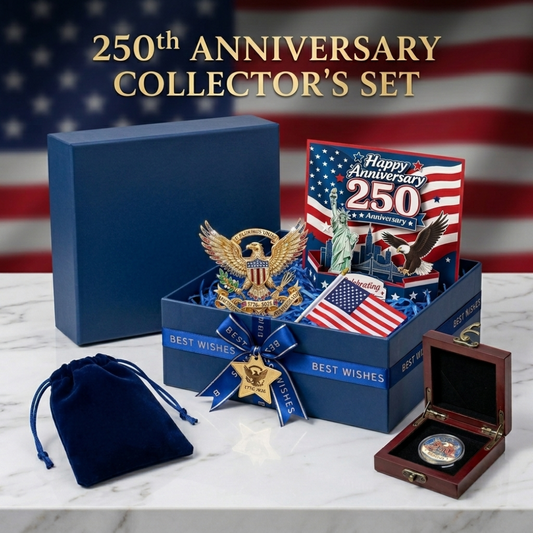 USA 250th Eagle Brooch Sets